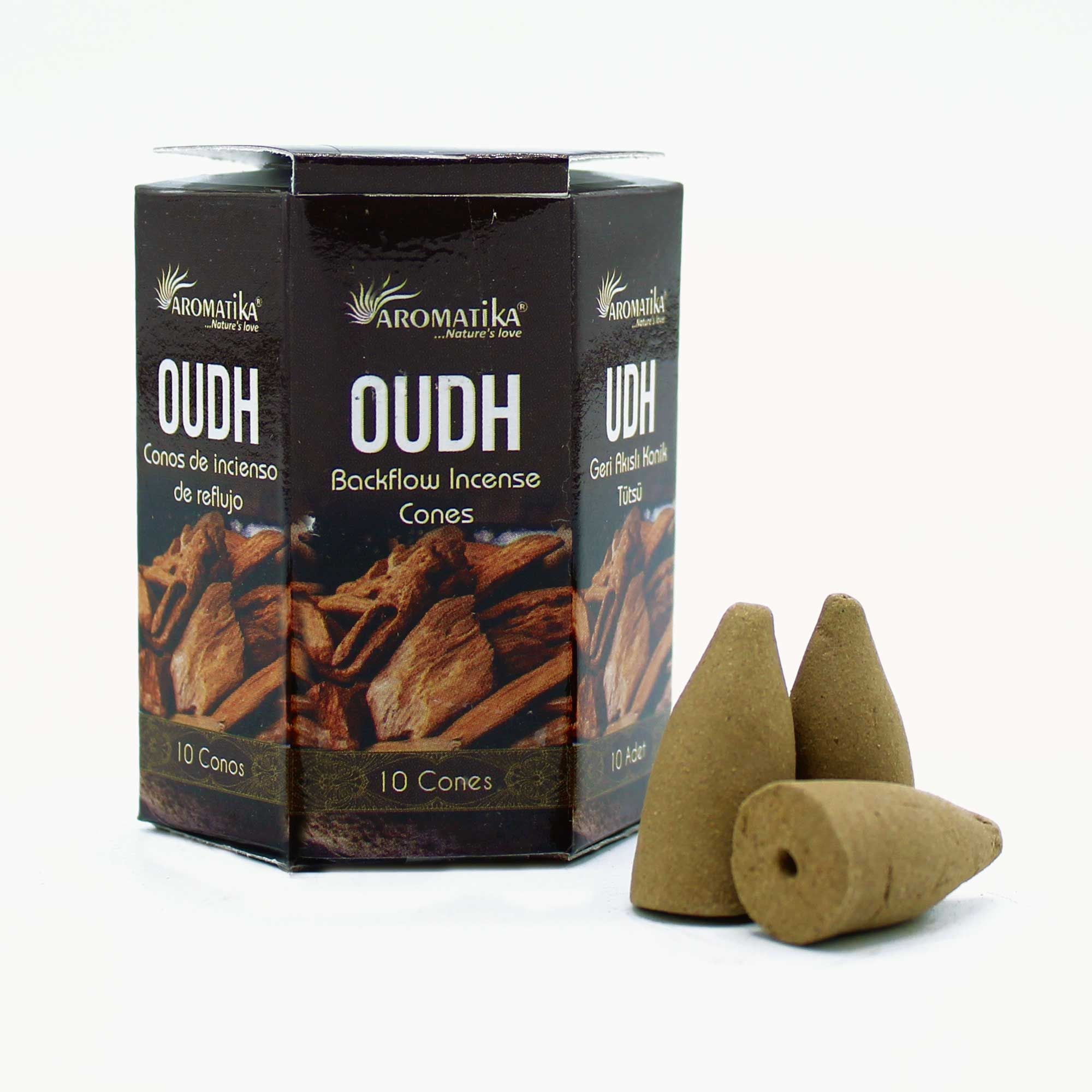 Oudh Pack of 10 Masala Backflow Incense