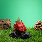 Small Red Dragon Backflow Incense Burner