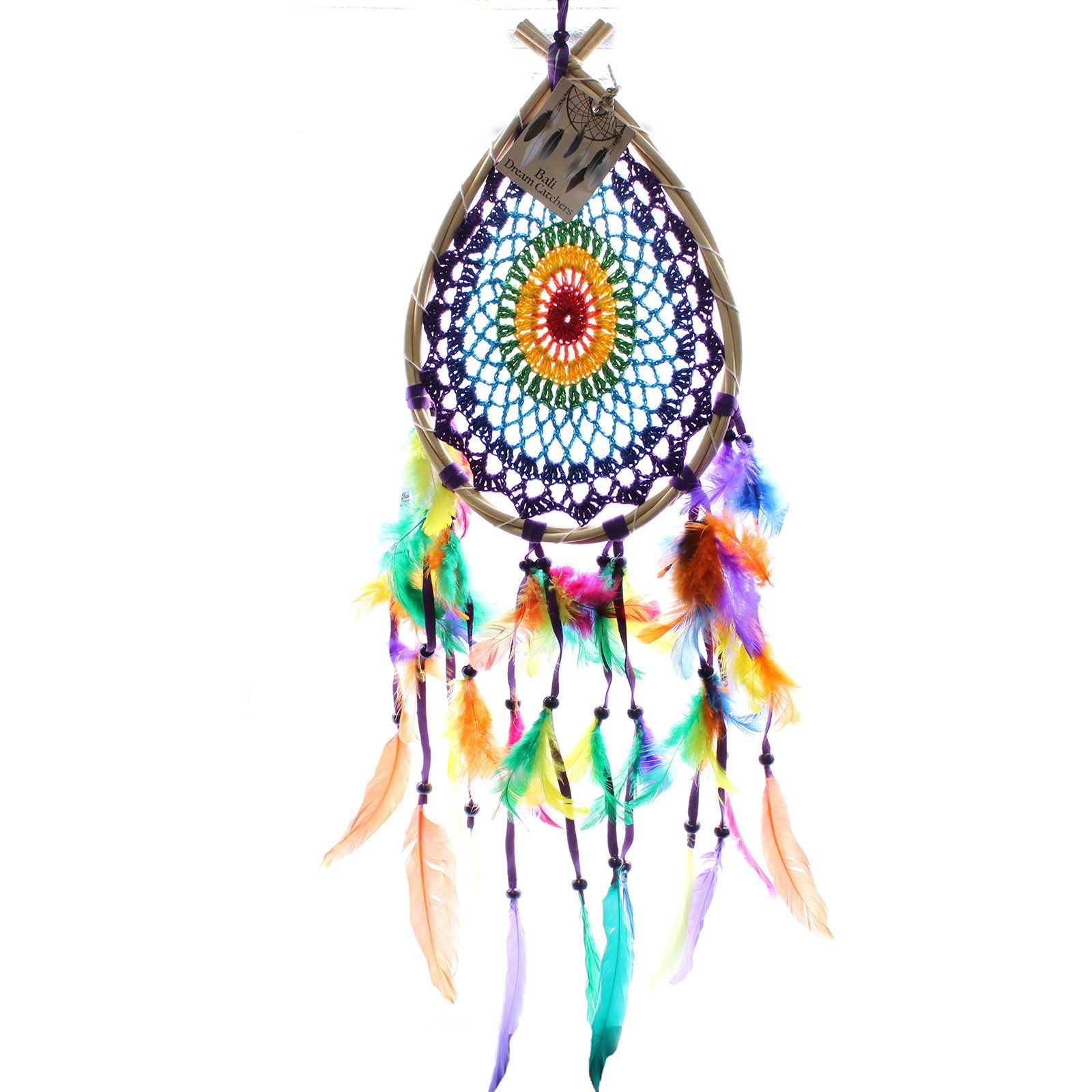 Multi Teardrop Bali Dream Catcher Large