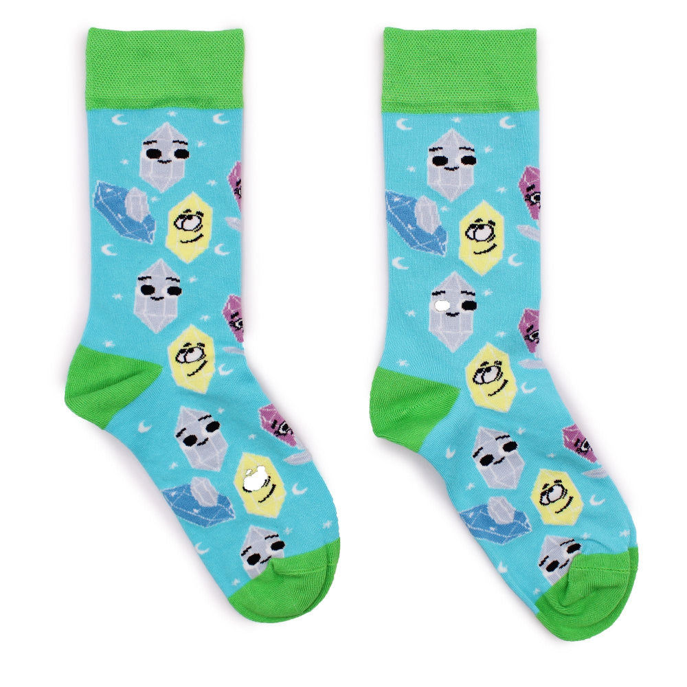 Lucky Gemstones Hop Hare Bamboo Socks S/M
