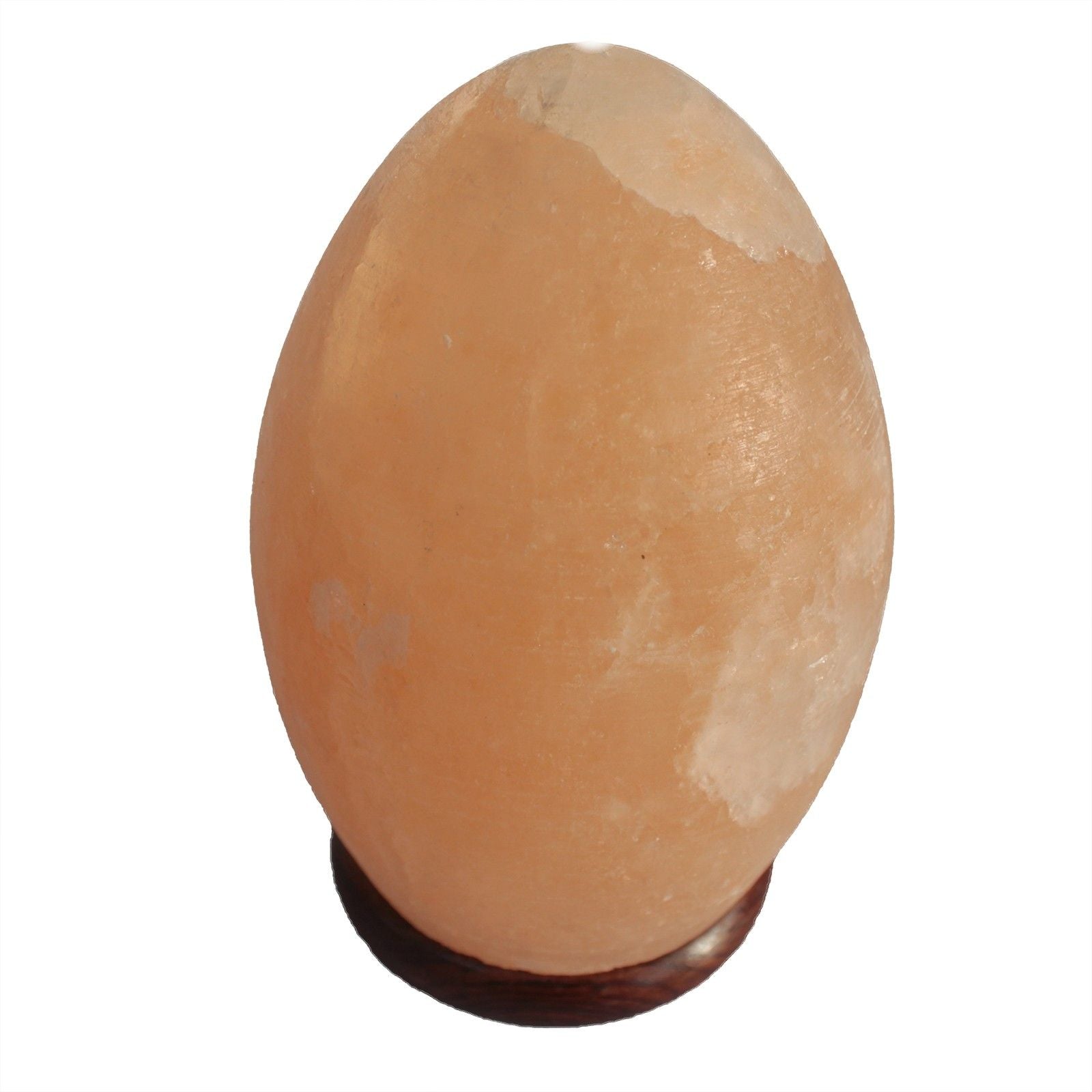 Salt Lamp Egg  Wooden Base