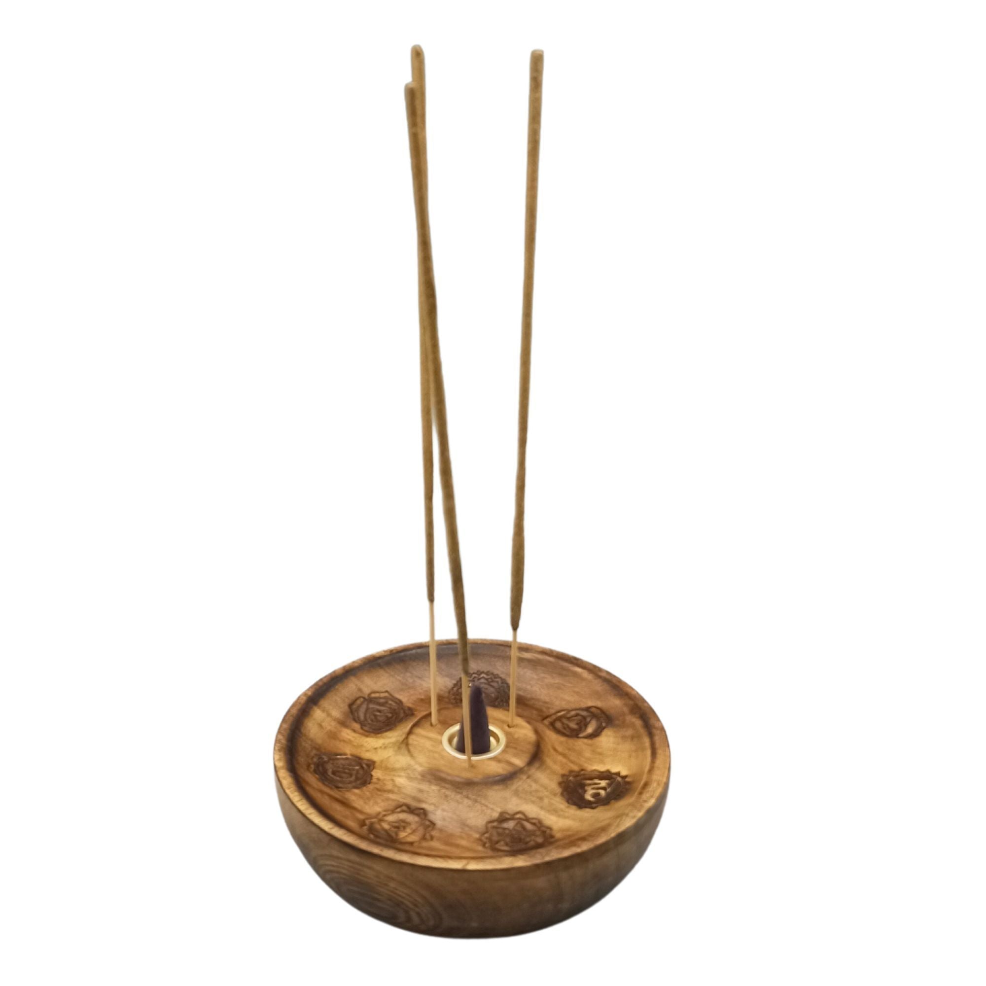 7 Chakra Incense Stick & Cone Burner Disc