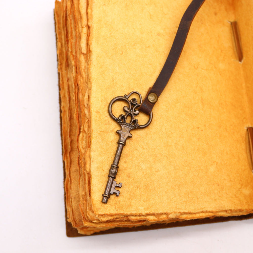 Oiled Leather & Key Journal