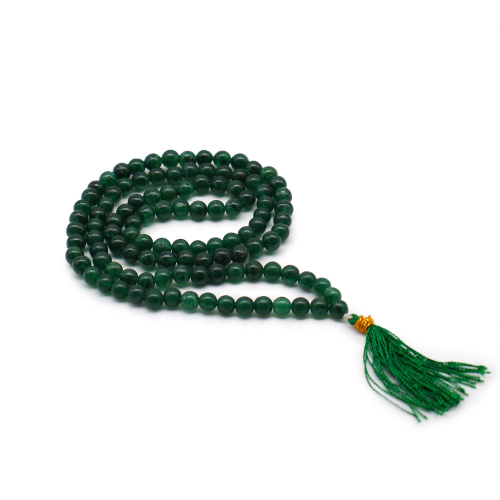 108 Bead Mala Necklace - Jade