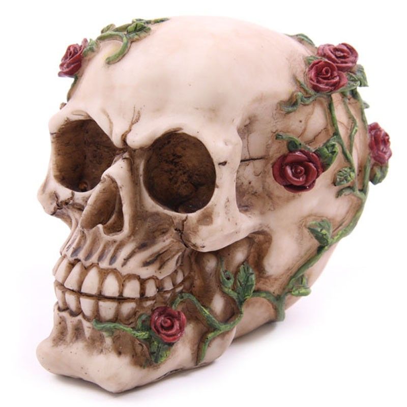 Skull with Roses Random Design