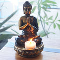 Buddha Red Candle Holder  Medium