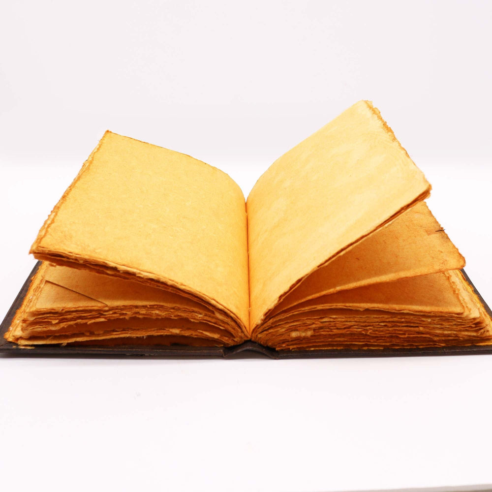 Zinc Triple Moon  Brown Tan Book