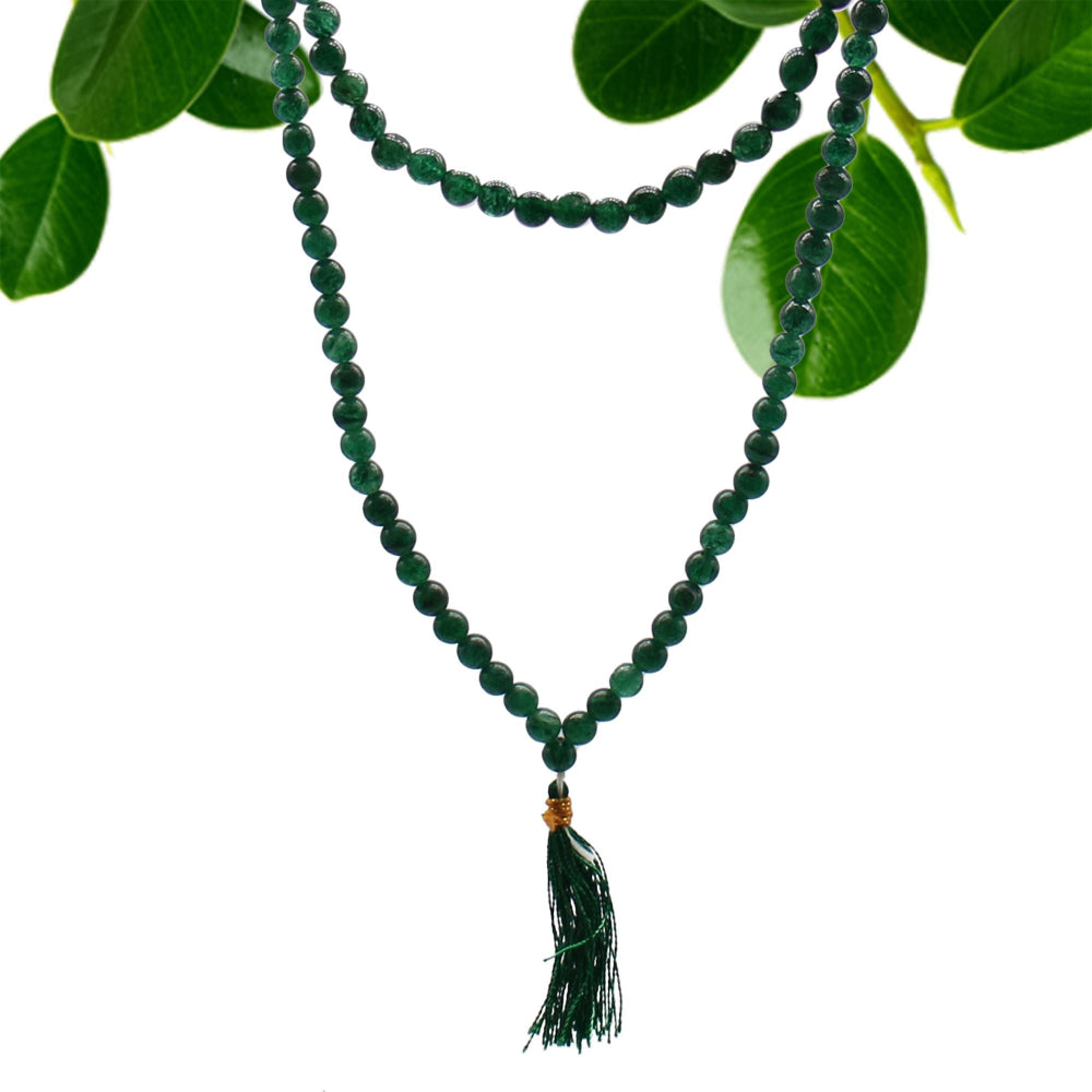 108 Bead Mala Necklace - Jade
