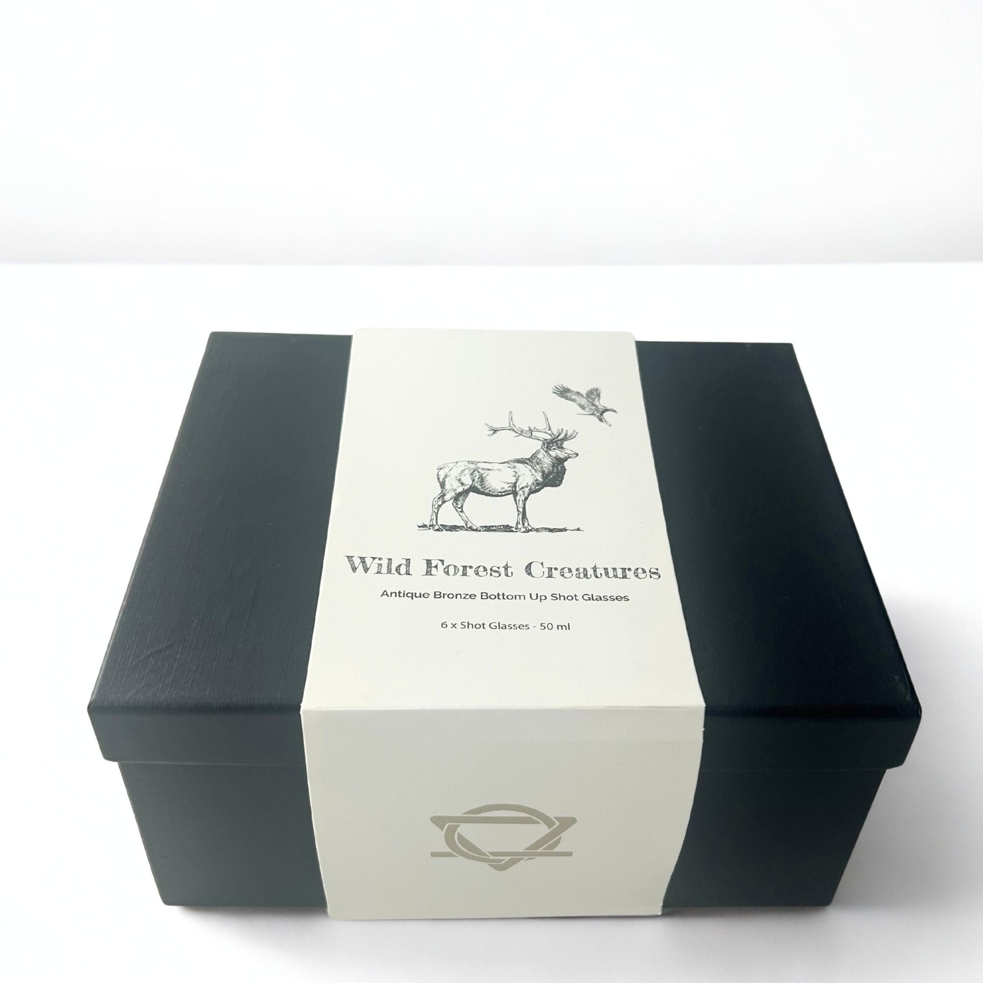 Mystical Creatures Antique Bronze Gift Set of 6 Shot Glasses (50ml)