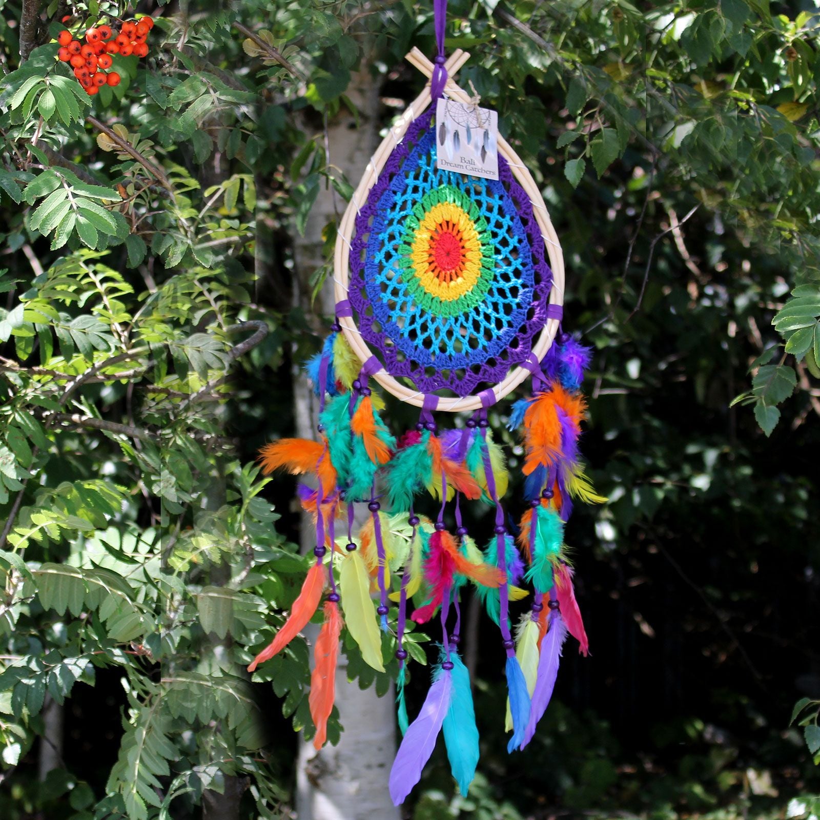 Multi Teardrop Bali Dream Catchers Medium