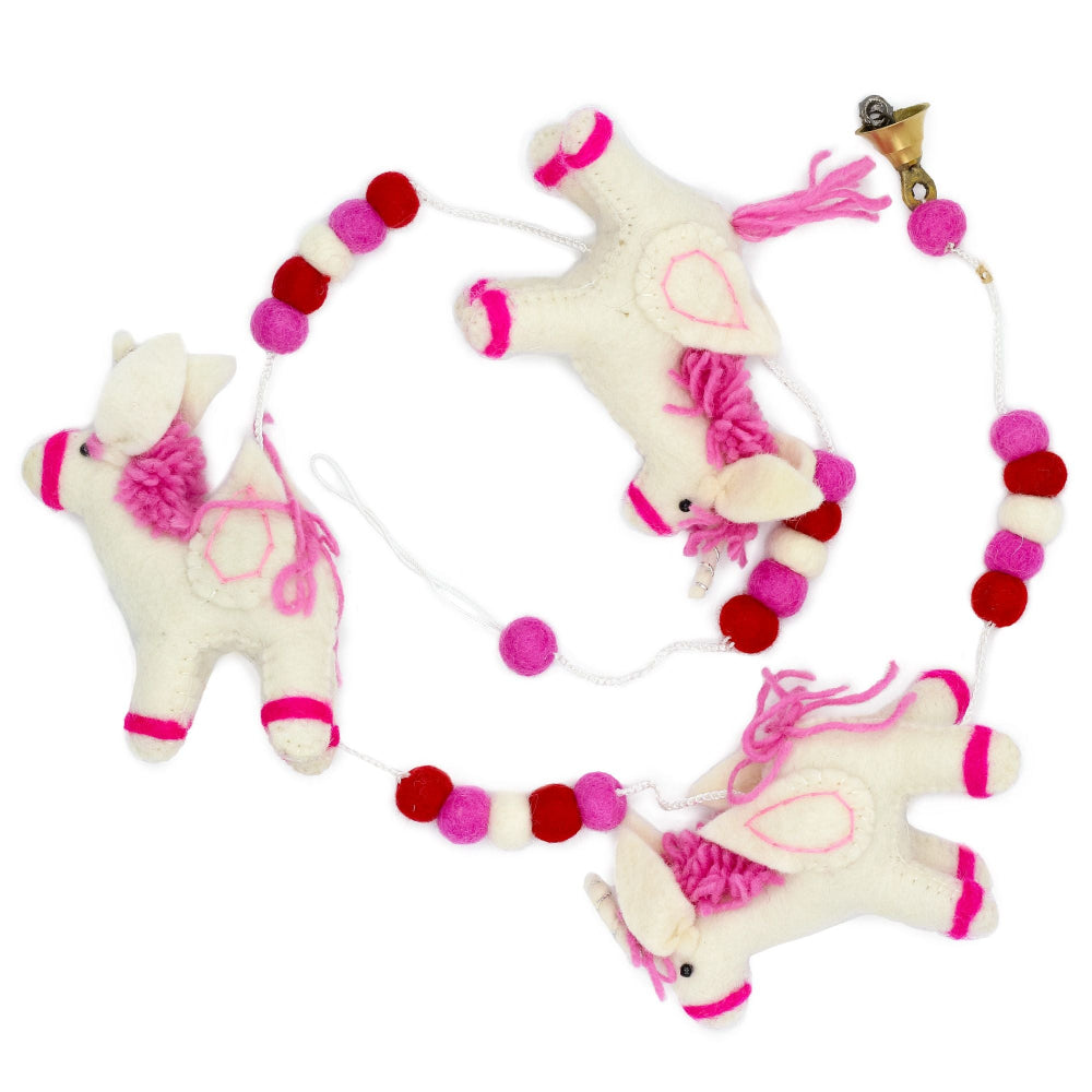 Unicorns Felt Wall Hanging