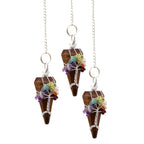 Seven Chakra Tigereye Magic Pendulum