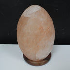 Salt Lamp Egg  Wooden Base