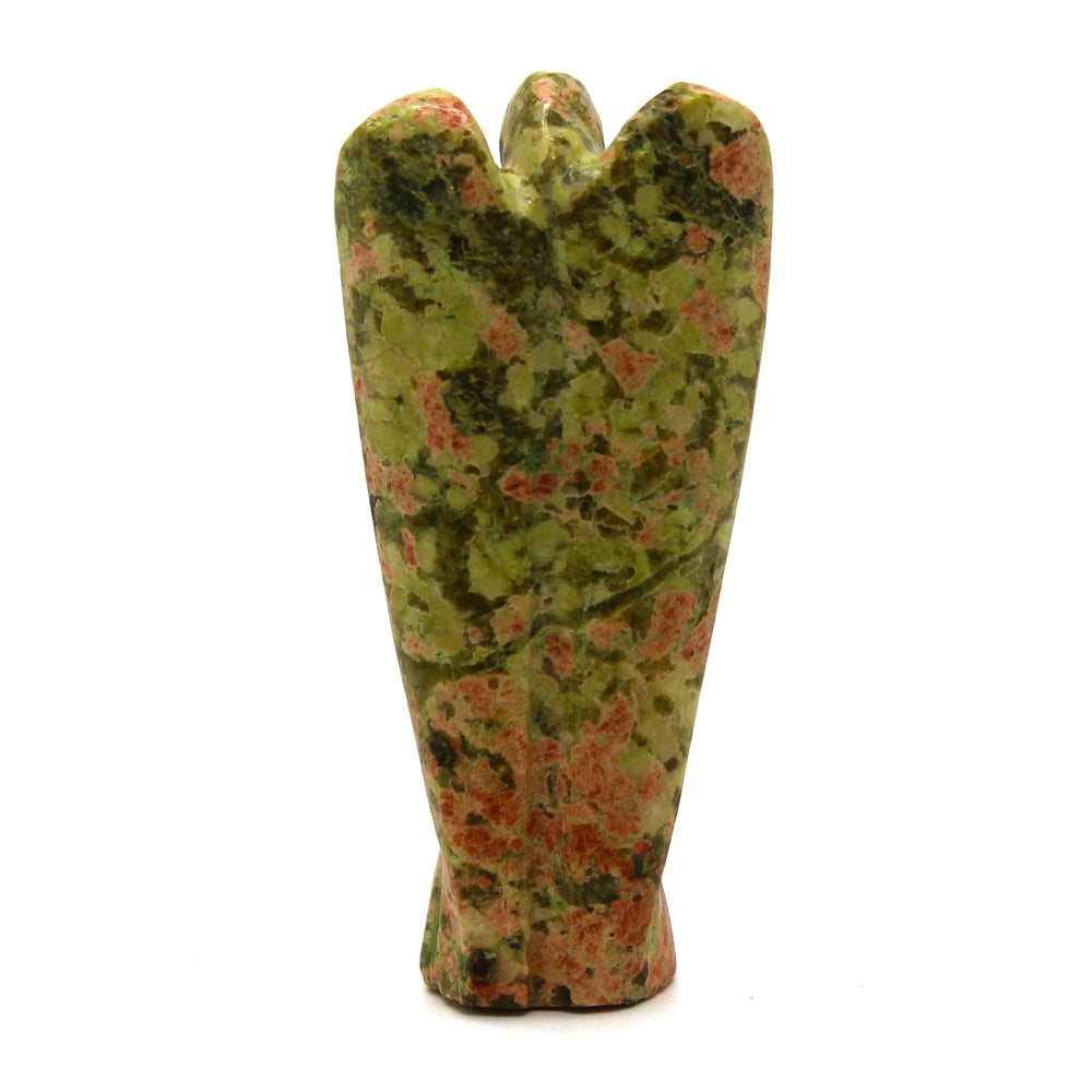 Unakite Hand Carved Gemstone Angel