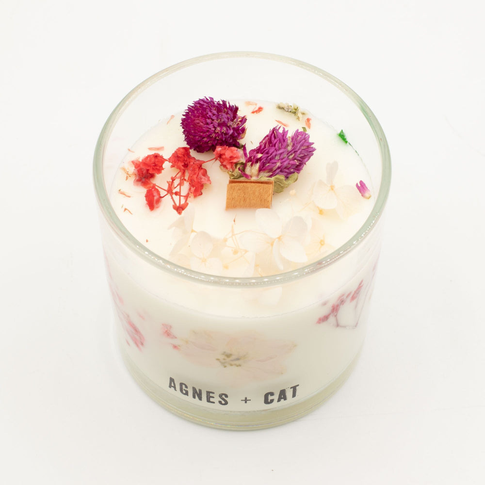 Roses of Sawrey Agnes + Cat Botanical Soy Wax Candle