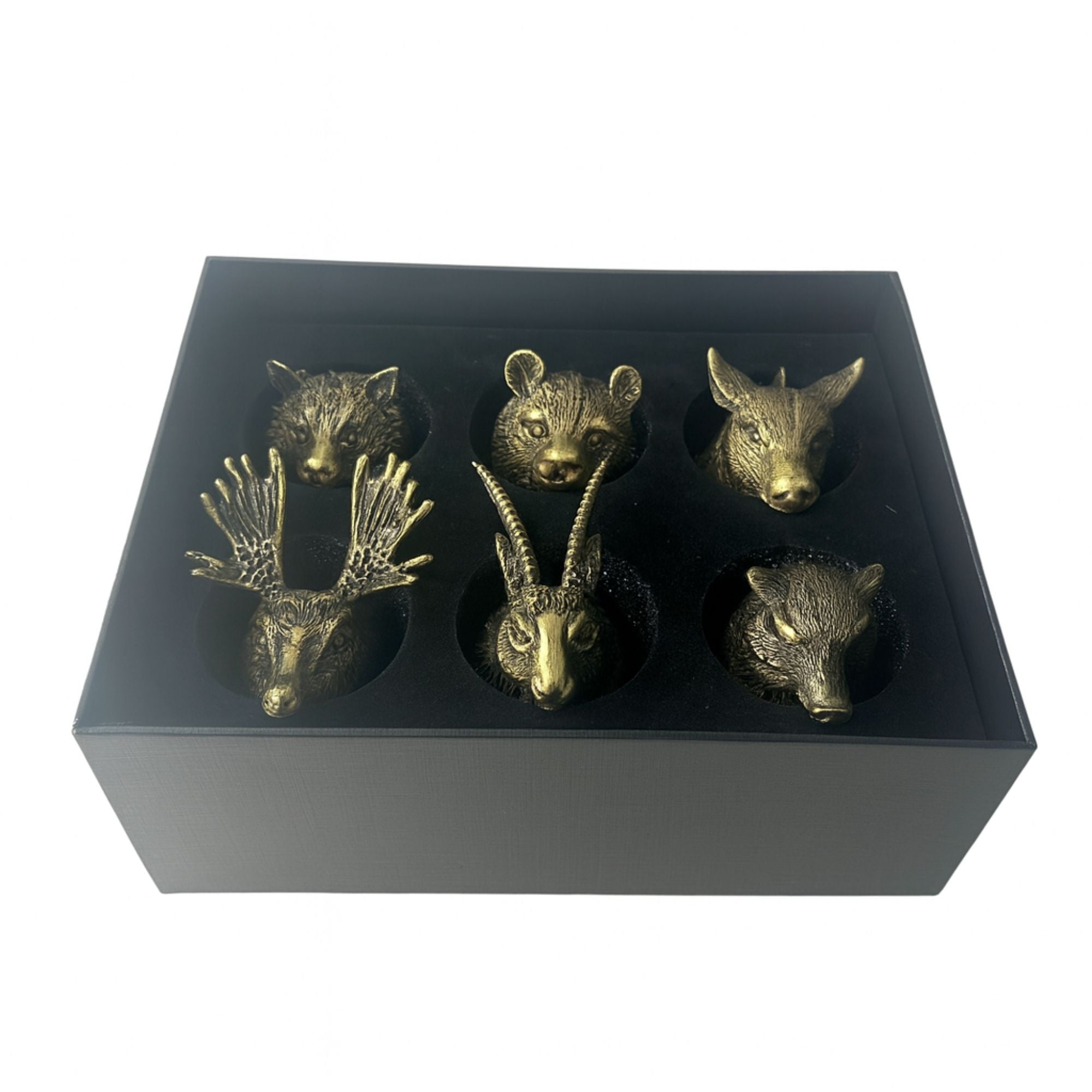 Mystical Creatures Antique Bronze Gift Set of 6 Shot Glasses (50ml)