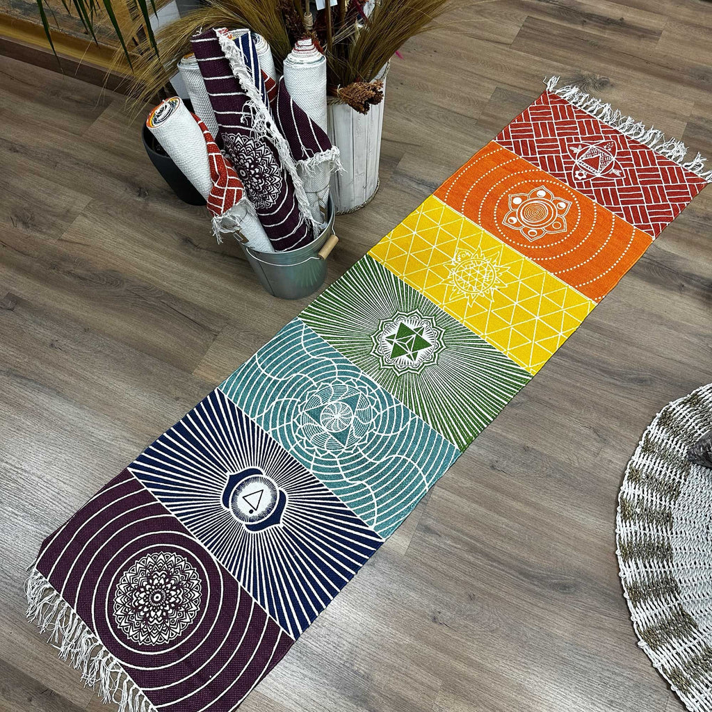 7 Chakras Yoga Rug