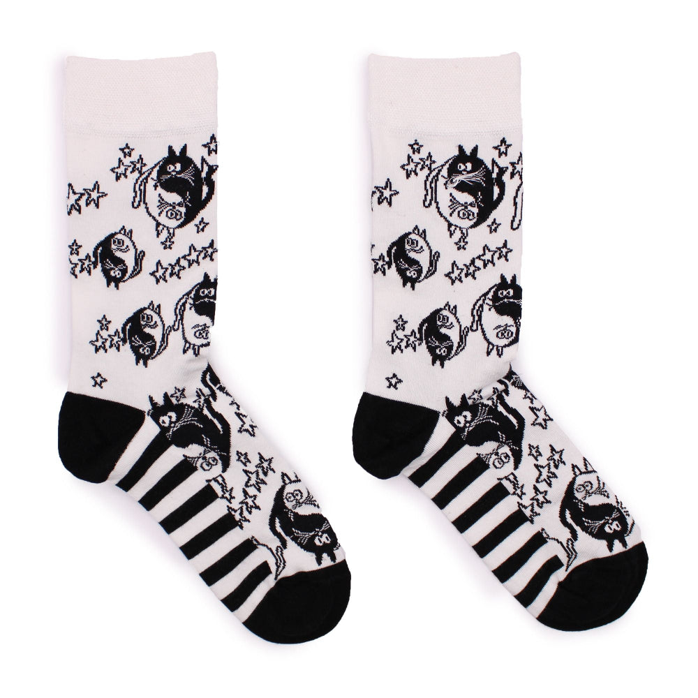 Ying Yang Hop Hare Bamboo Socks S/M