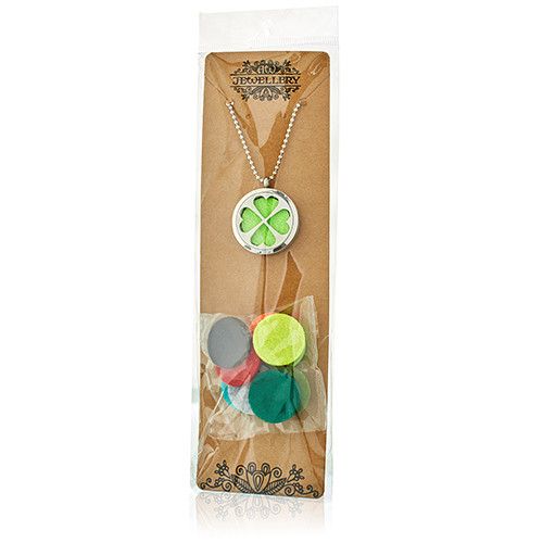Leaf Aromatherapy Diffuser Necklace  30mm
