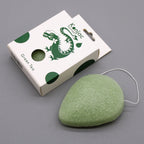 Green Tea Protective Teardrop Konjac Sponge