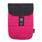 Shocking Pink Stonewash Laptop Padded Pouch  14oz
