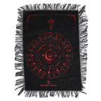 All Seeing Eye Pendulum Divination Cloth | Black & Blood Red | Ancient Witch