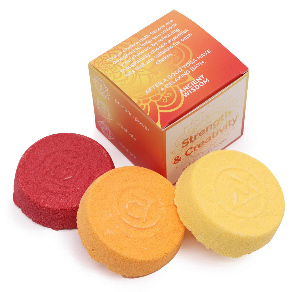 Strength & Creativity Chakra Bath Fizz - Small box