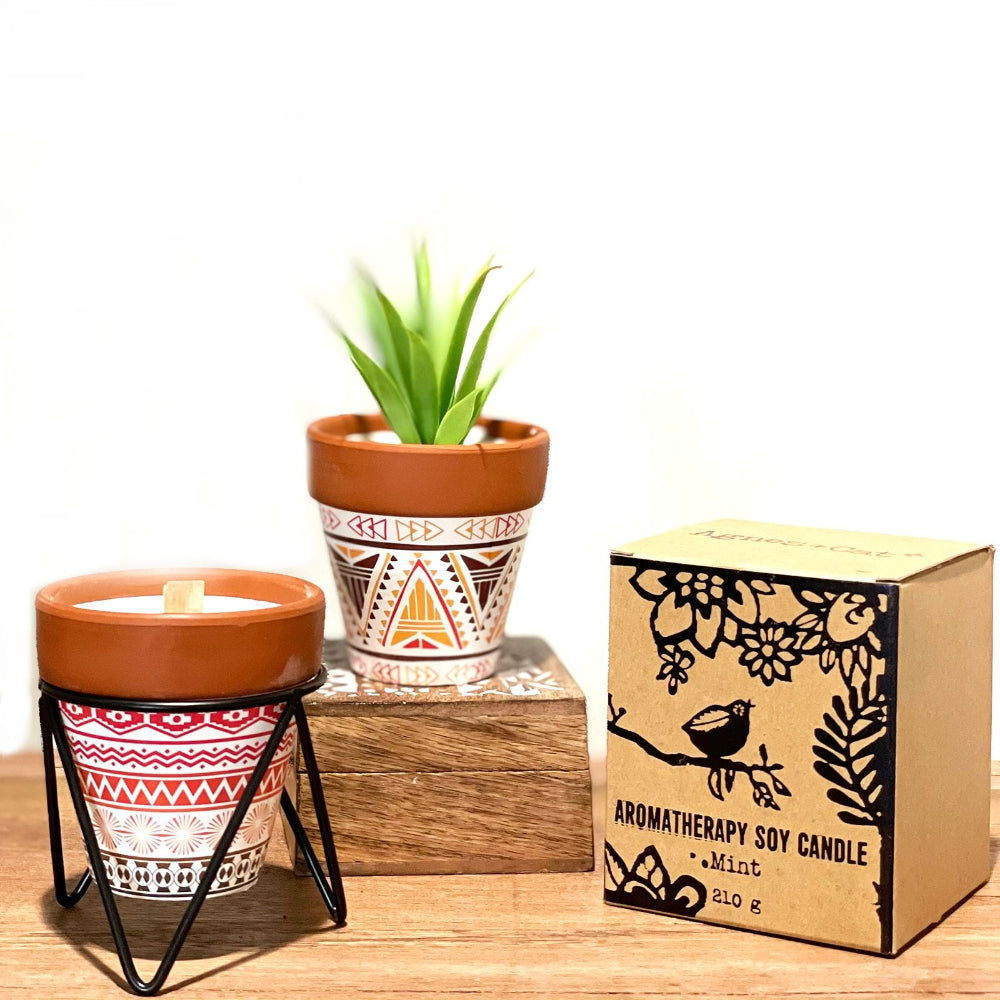 Agnes + Cat Mint Herb Garden Candle