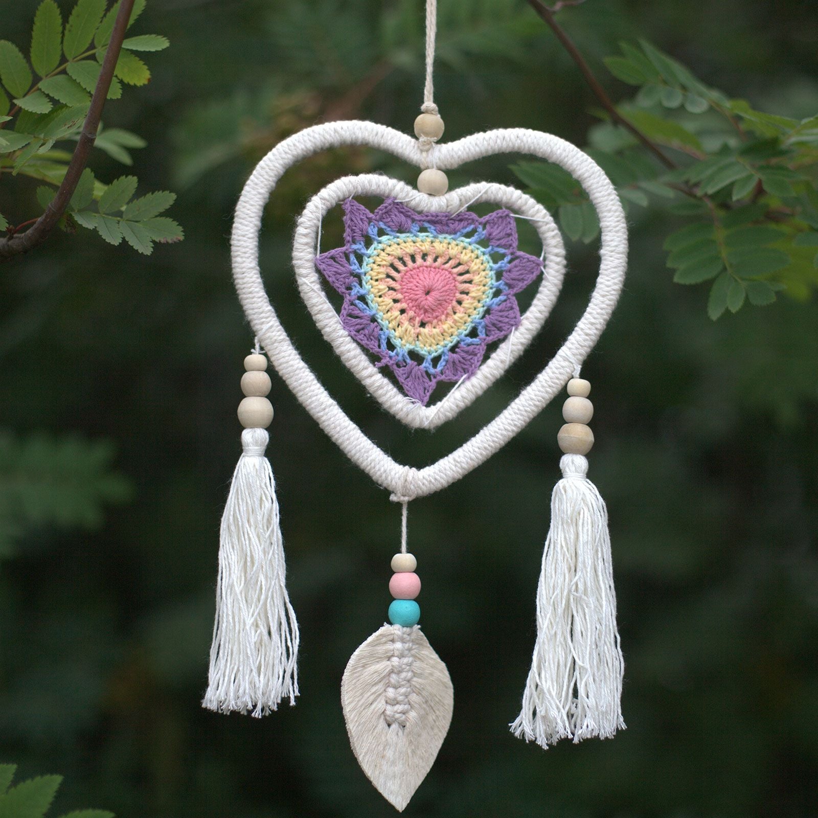 Multi Heart Dream Catcher Medium