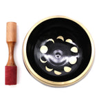 Moon Phase Black Singing Bowl Set 14cm