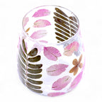 Primavera Natural Floral Glass Vase Candle Holder