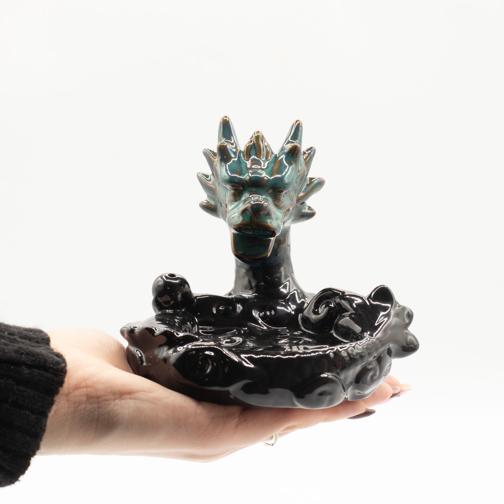 Large Dragon Pool Backflow Incense Burner