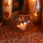 The Botanist's Bowl — Pressed Wildflower Candle Holder