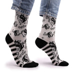 Ying Yang Hop Hare Bamboo Socks S/M
