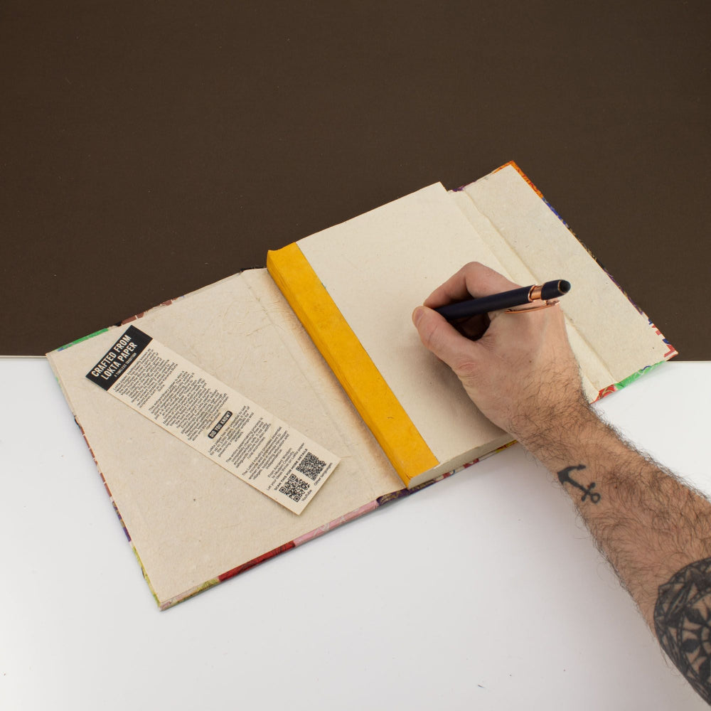 Lokta Patchwork Multi Colour Notebook Large