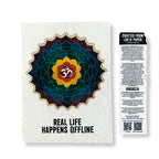 Real Life Happens Offline Lokta Inspiration Notebook