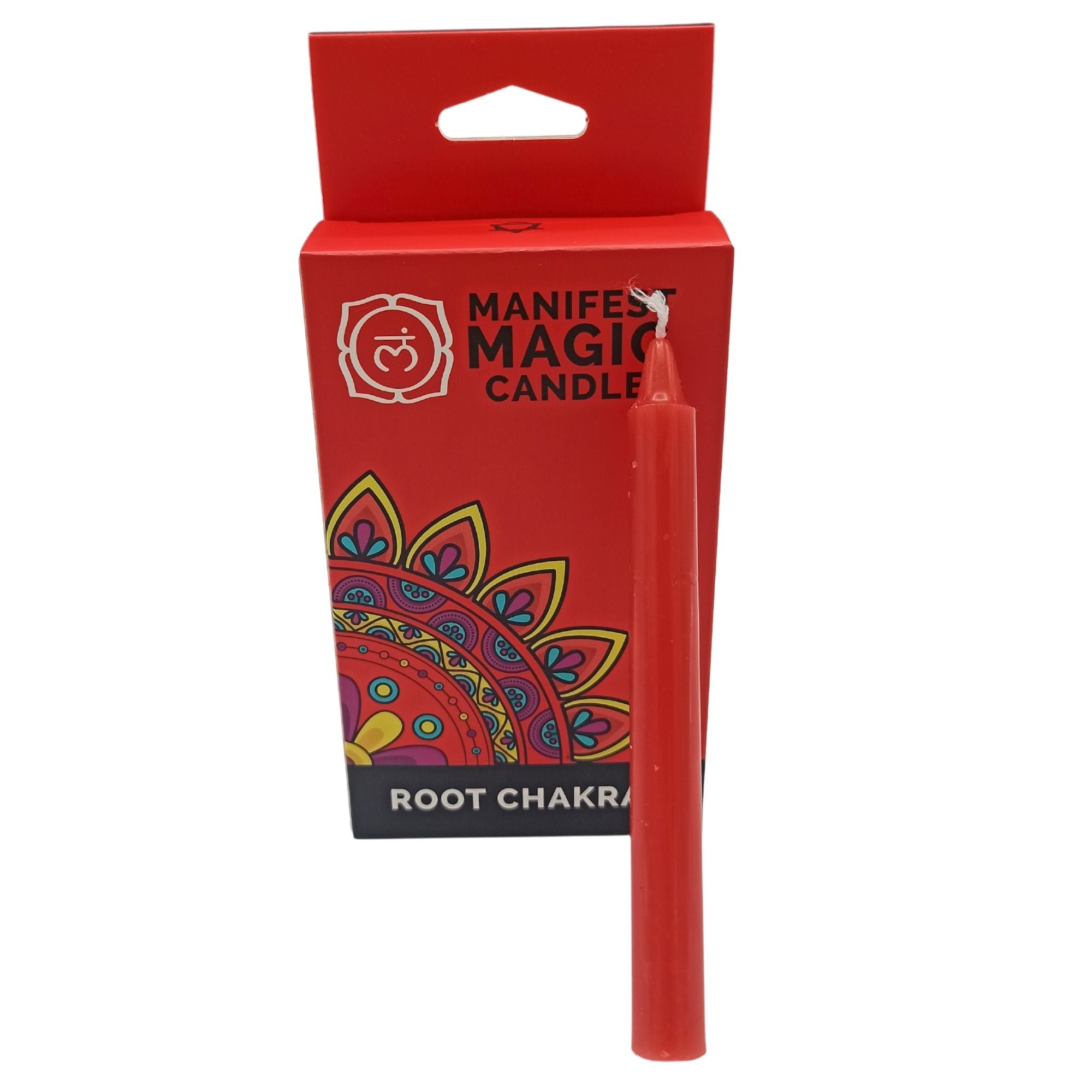Root Chakra Red Manifest Magic Candles (pack of 12)
