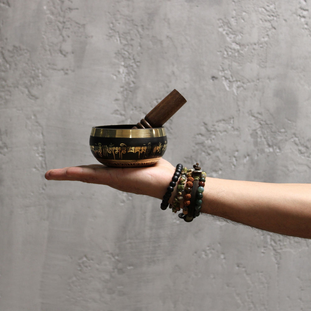 Lotus Flower Tibetan Singing Bowl Set | Symbol of Spiritual Awakening