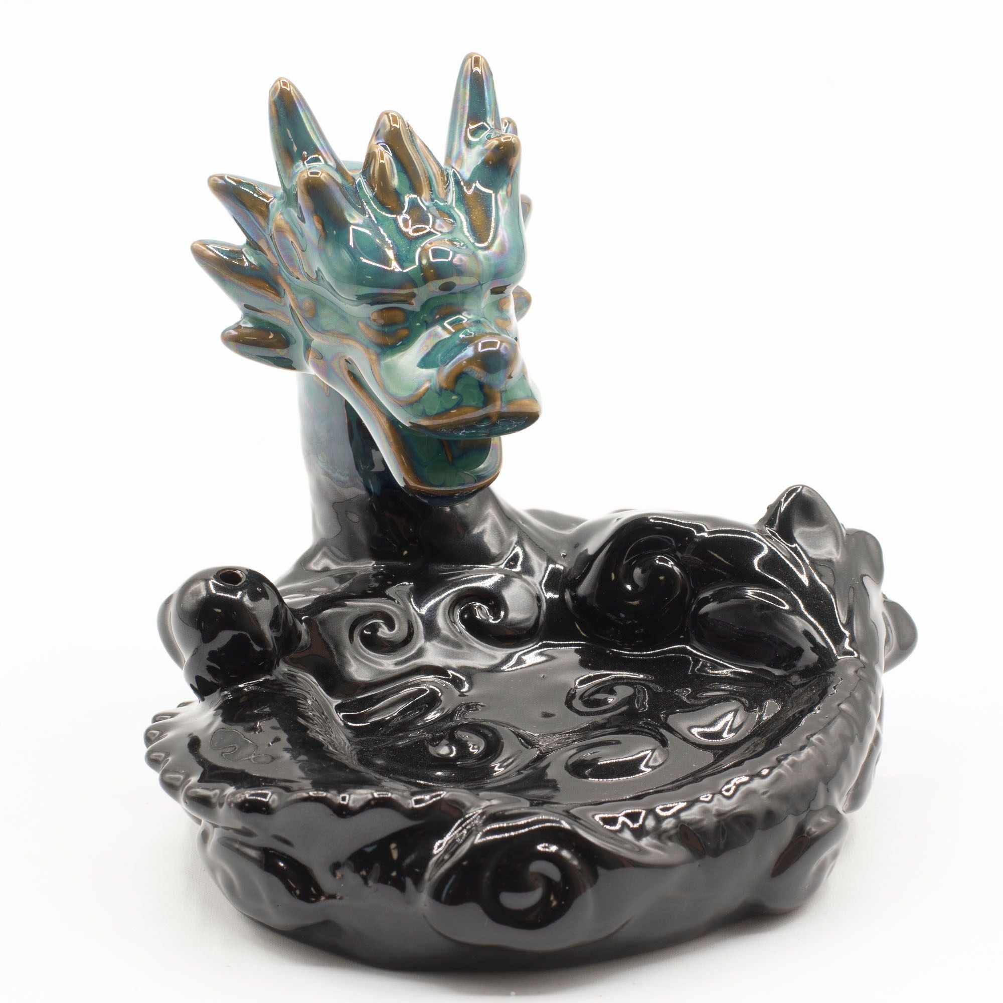 Large Dragon Pool Backflow Incense Burner
