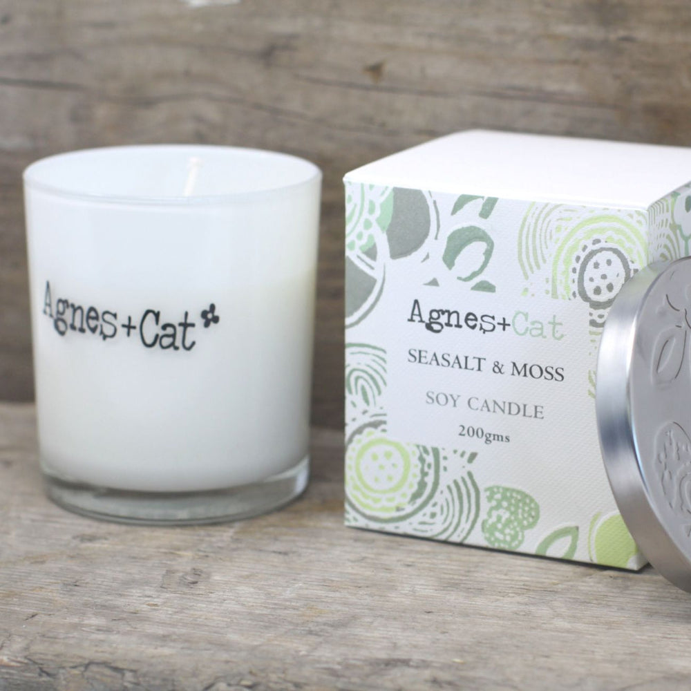 Agnes + Cat Votive Candle - Velvet Moon