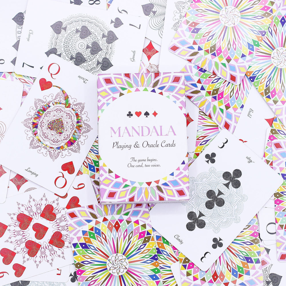 Kaleidoscope Symmetry Mandala Playing & Oracle Cards