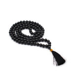 Black Agate 108 Bead Mala