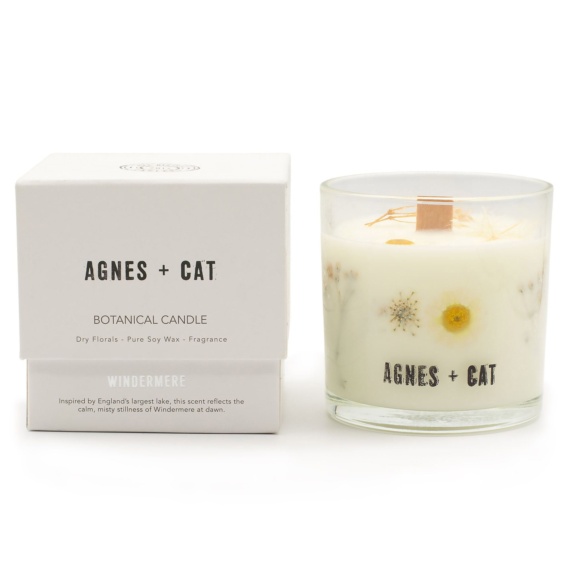 Windermere Agnes + Cat Botanical Soy Wax Candle