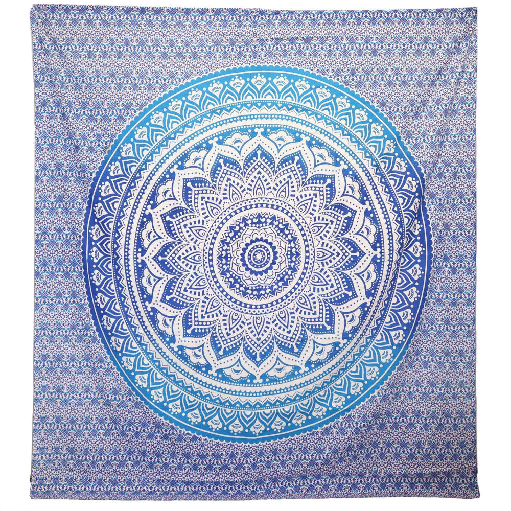 Umrao Mandala Blue Wall Hanging /Beach Spread