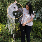 Ying Yang Bali Dream Catcher Extra Large