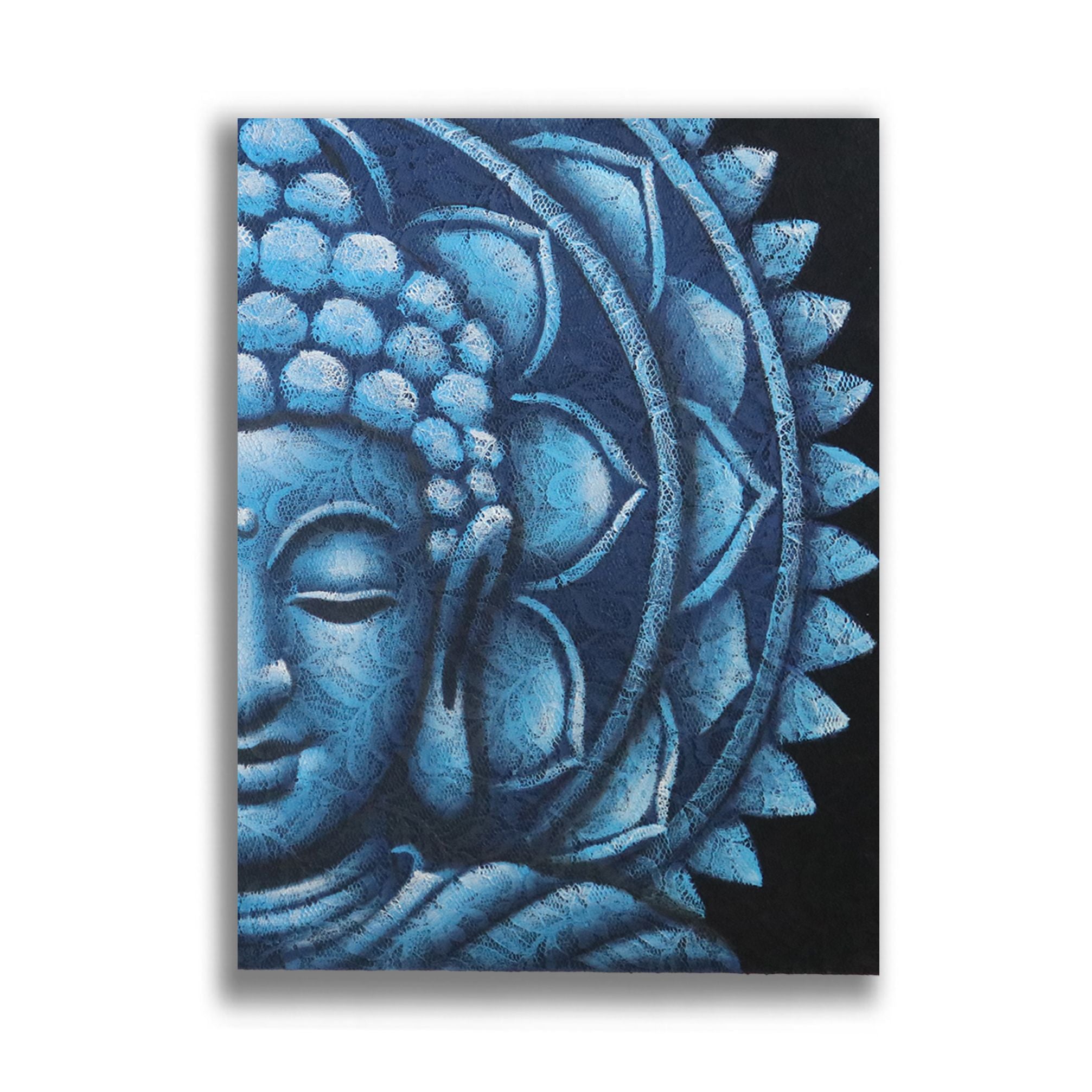 Blue Half Buddha Mandala