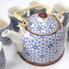Blue Star Herbal Teapot Set