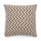 Herringbone Wide Grey  Classic Cushion Cover