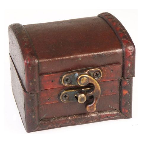 Leather Effect Colonial Box Medium