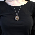 Tiger Eye Tree of Life Gemstone Necklace
